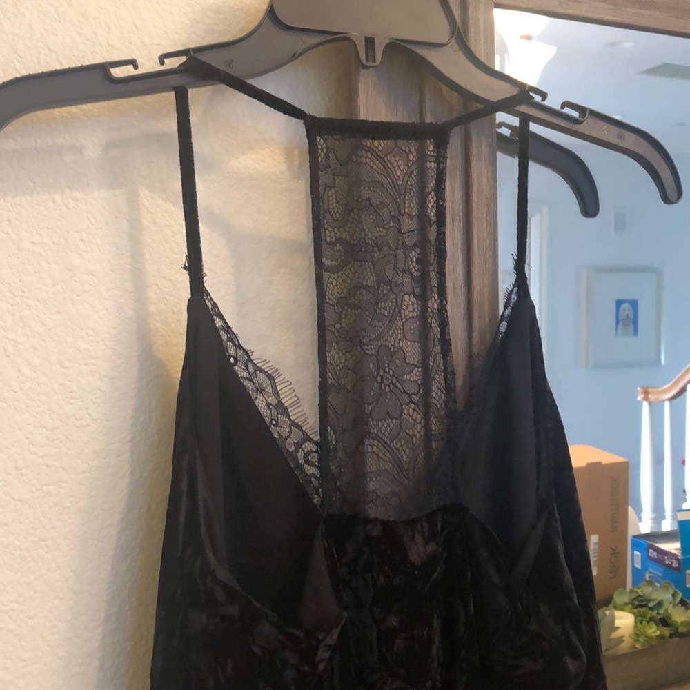 French Connection Velvet Slipdress - Picture 7 of 7